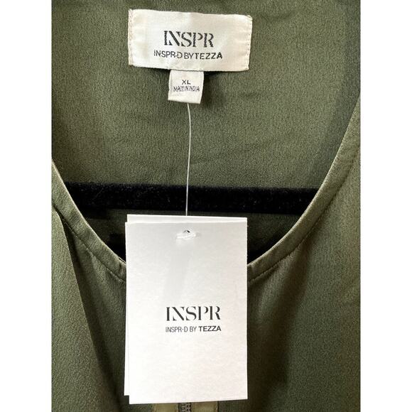 INSPR-D BY TEZZA Olive Jumpsuit - Size XL (NWT) - Picture 5 of 6